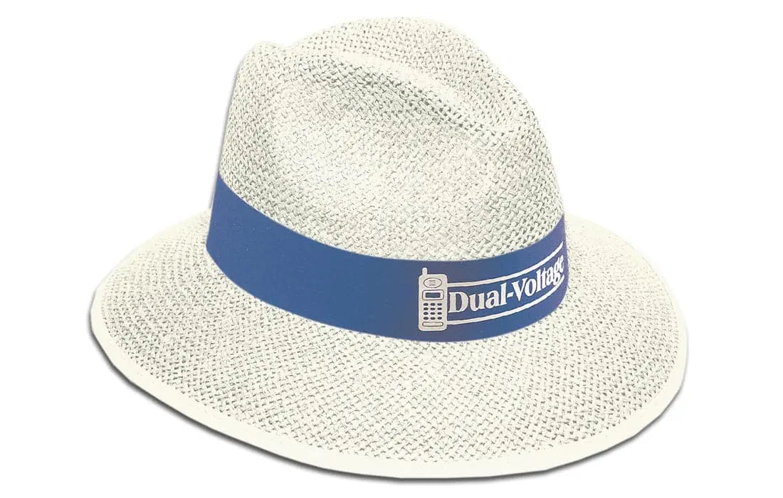 Headwear White Madrid String Straw Hat X12 - S4264 Headwear Professionals